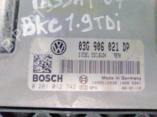 Engine control unit (ECU) VW PASSAT B5.5 (3B3) 1.9 TDI | BP22935710M57 - Image 2