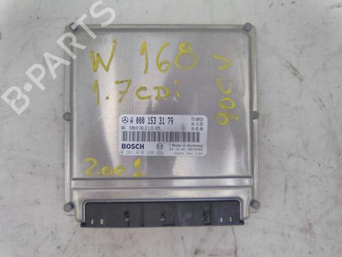 Used Engine control unit (ECU) Engine control unit (ECU) MERCEDES-BENZ A-CLASS (W168) A 170 CDI (168.008) (90 hp) 19843425 19843425
