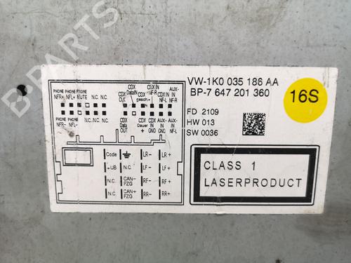 Radio VW GOLF VI (5K1) 2.0 TDI | BP22947416E6 