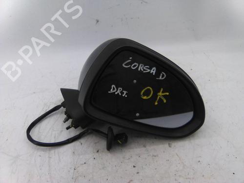 Used Right mirror OPEL CORSA D (S07) 1.3 CDTI (L08, L68) (90 hp) 22964368