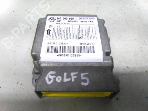 Airbag styreenhed VW GOLF V (1K1) 2.0 TDI | BP19811565M53 