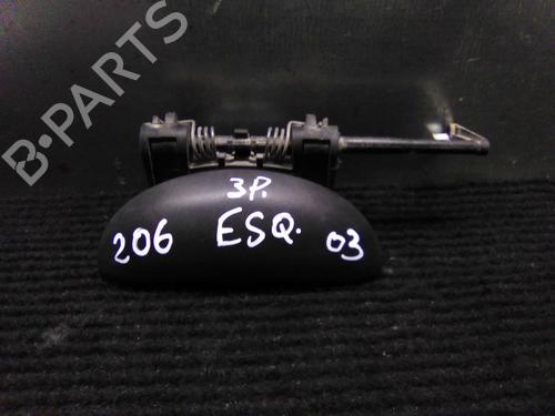 Front left exterior door handle PEUGEOT 206 Hatchback (2A/C) 1.4 HDi 0