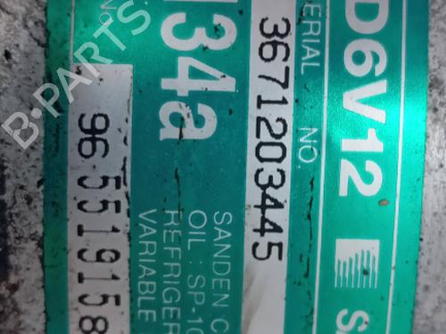 Compressore A/C PEUGEOT 206 Hatchback (2A/C) 1.4 HDi eco 70 | BP29610298M34