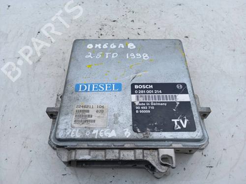 Used Engine control unit (ECU) OPEL OMEGA B Estate (V94) 2.5 TD (F35, M35, P35) (131 hp) 19843691