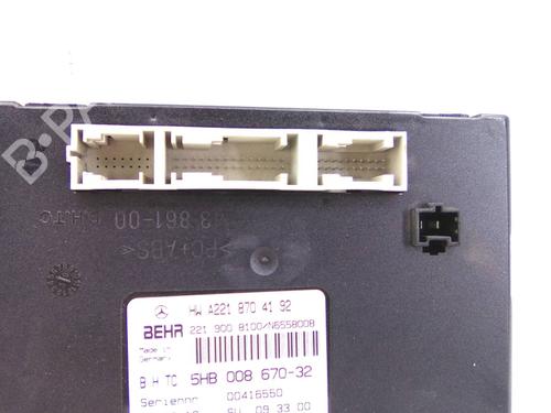 Electronic module MERCEDES-BENZ S-CLASS (W221, V221) S 350 CDI | BP27835870M83
