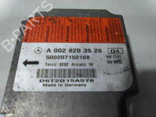 ECU airbags MERCEDES-BENZ E-CLASS (W211) E 270 CDI (211.016) | BP19857303M53 