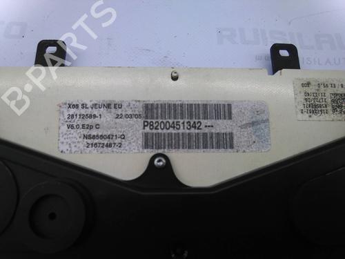 Instrument cluster RENAULT CLIO II (BB_, CB_) 1.2 16V (BB05, BB0W, BB11, BB27, BB2T, BB2U, BB2V, CB05,... | BP19856829C47 