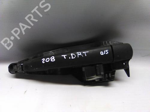 Used Rear right exterior door handle PEUGEOT 208 I (CA_, CC_) 1.4 HDi (68 hp) 19871018