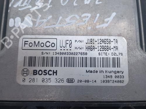 Engine control unit (ECU) FORD FIESTA VII (HJ, HF) 1.5 TDCi | BP19845129M57 