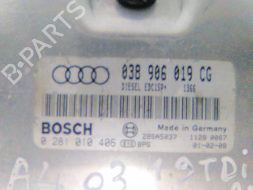 Engine control unit (ECU) AUDI A4 B6 (8E2) 1.9 TDI | BP19867839M57 