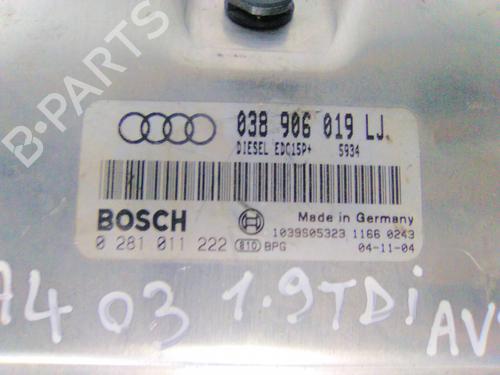 Engine control unit (ECU) AUDI A4 B6 (8E2) 1.9 TDI | BP19867837M57 