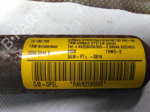 Right curtain airbag OPEL CORSA D (S07) 1.2 (L08, L68) | BP19875057C12 