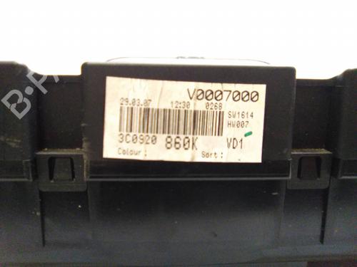 Instrument cluster VW PASSAT B6 (3C2) 2.0 TDI | BP19871123C47 