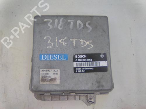 Used Engine control unit (ECU) BMW 3 (E36) 318 tds (90 hp) 19843503