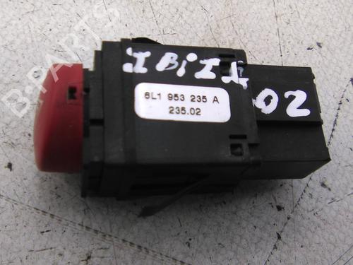 Used Warning switch SEAT IBIZA III (6L1) 1.2 (64 hp) 19846498