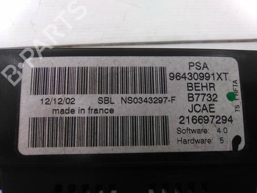 Climate control PEUGEOT 307 (3A/C) 2.0 HDi 90 | BP19846603I5 