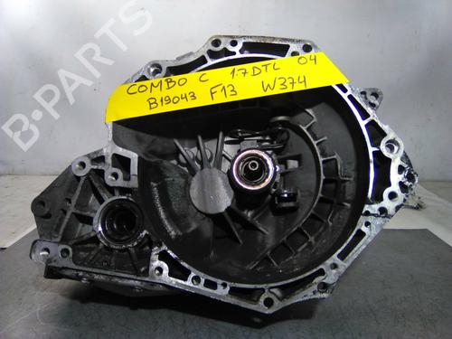 Used Gearbox OPEL COMBO Box Body/MPV 1.7 DI 16V (65 hp) 19853759