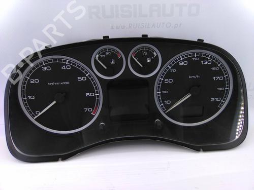 Used Instrument cluster PEUGEOT 307 (3A/C) 1.6 16V (109 hp) 19873326