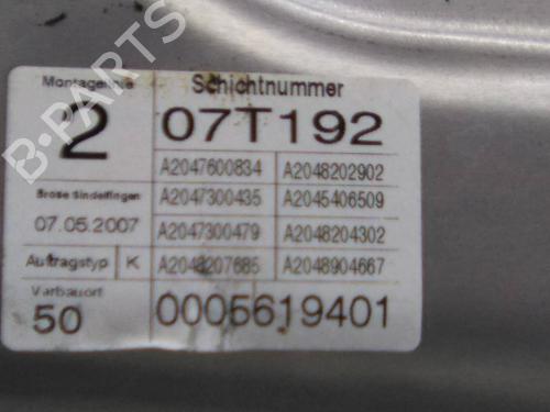 Rear right window mechanism MERCEDES-BENZ C-CLASS (W204) C 220 CDI (204.002) | BP21821401C25