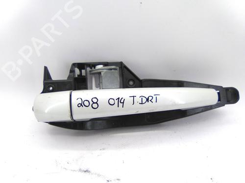 Used Rear right exterior door handle PEUGEOT 208 I (CA_, CC_) 1.4 HDi (68 hp) 22946624