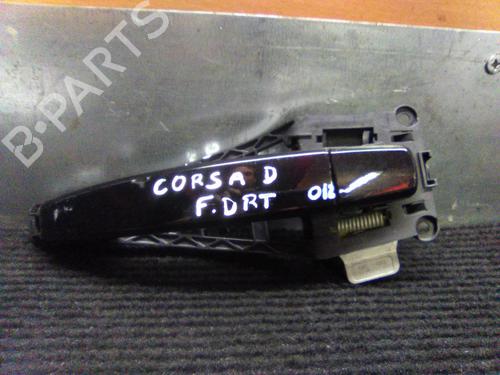 Used Front right exterior door handle OPEL CORSA D (S07) 1.3 CDTI (L08, L68) (75 hp) 19857067