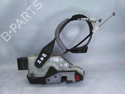 Used Rear right lock PEUGEOT 208 I (CA_, CC_) 1.4 HDi (68 hp) 19813087