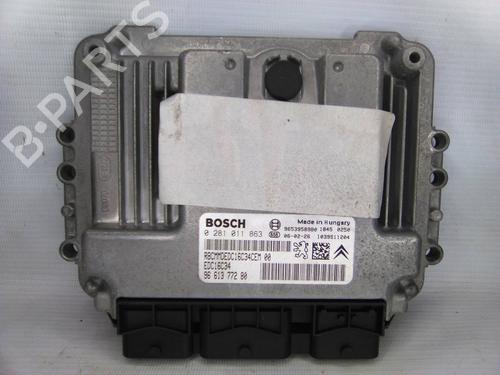 Used Engine control unit (ECU) CITROËN C4 I (LC_) 1.6 HDi (109 hp) 19812659