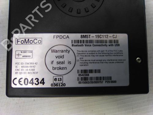 Electronic module FORD FIESTA VI (CB1, CCN) 1.4 TDCi | BP19865784M83 