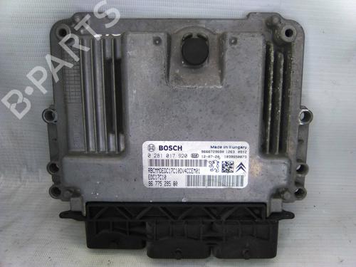 Used Engine control unit (ECU) PEUGEOT 208 I (CA_, CC_) 1.4 HDi (68 hp) 19813070