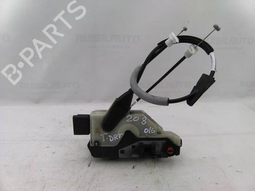 Used Rear right lock PEUGEOT 208 I (CA_, CC_) 1.6 HDi / BlueHDi 75 (75 hp) 19865678