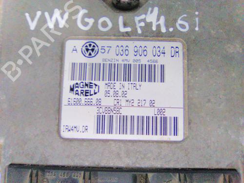 Engine control unit (ECU) VW GOLF IV (1J1) 1.9 TDI | BP22935728M57 
