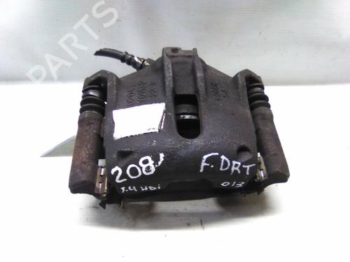Used Right front brake caliper PEUGEOT 208 I (CA_, CC_) 1.4 HDi (68 hp) 19813144