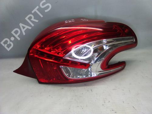 Used Right taillight PEUGEOT 208 I (CA_, CC_) 1.4 HDi (68 hp) 19813107