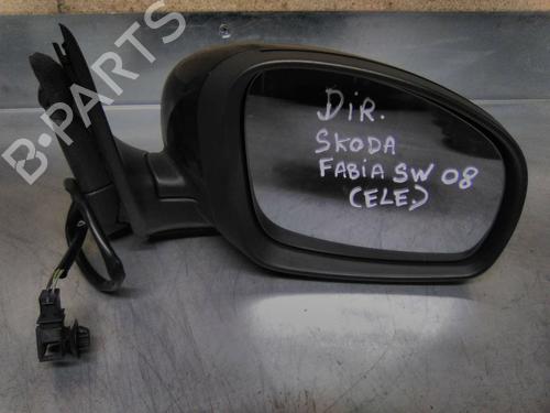 Used Right mirror SKODA FABIA II Combi (545) 1.2 (70 hp) 19850192