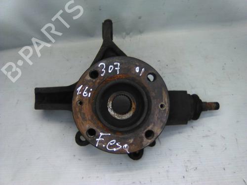Used Left front steering knuckle PEUGEOT 307 (3A/C) 1.6 16V (109 hp) 19854907