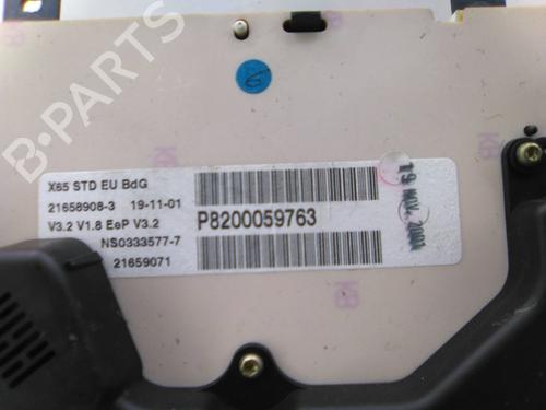 Instrument cluster RENAULT CLIO II (BB_, CB_) 1.5 dCi (B/C2J) | BP29379134C47 