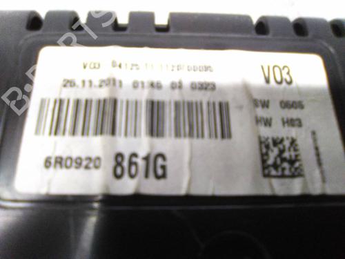 Instrument cluster VW POLO V (6R1, 6C1) 1.2 TDI | BP19813792C47 