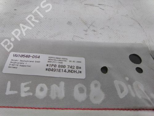Right curtain airbag SEAT LEON (1P1) 1.9 TDI | BP19868994C12 