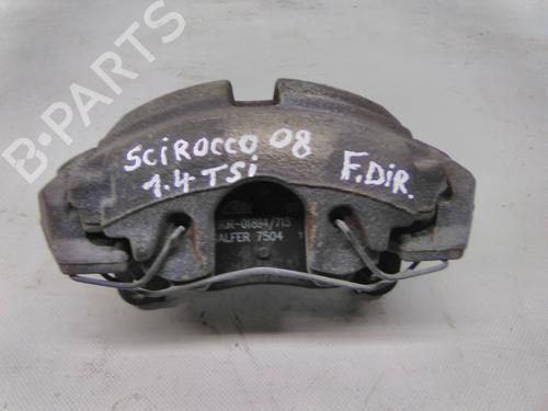 Used Right front brake caliper VW SCIROCCO Van (137) 1.4 TSi (160 hp) 19862549