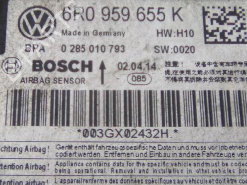 ECU airbags VW POLO V (6R1, 6C1) 1.2 TDI | BP19832837M53 