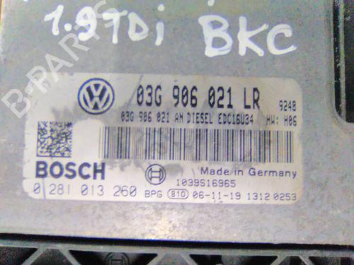 Engine control unit (ECU) VW PASSAT B6 (3C2) 1.9 TDI | BP19867807M57 