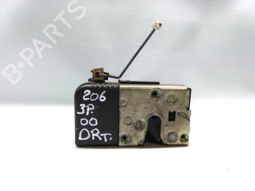 Front right lock PEUGEOT 206 Hatchback (2A/C) 1.9 D | BP19852006C97 
