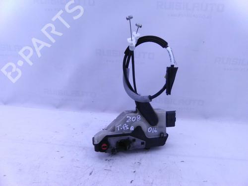 Used Rear left lock PEUGEOT 208 I (CA_, CC_) 1.6 HDi / BlueHDi 75 (75 hp) 19865677