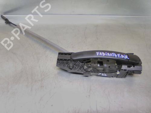Used Front right exterior door handle SKODA FABIA II Combi (545) 1.2 TDI (75 hp) 19855728