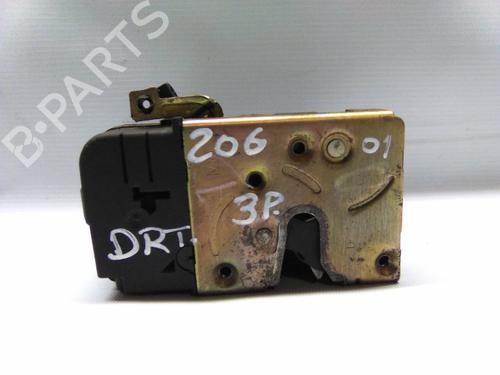 Used Front right lock PEUGEOT 206 Hatchback (2A/C) 1.9 D (69 hp) 19853036
