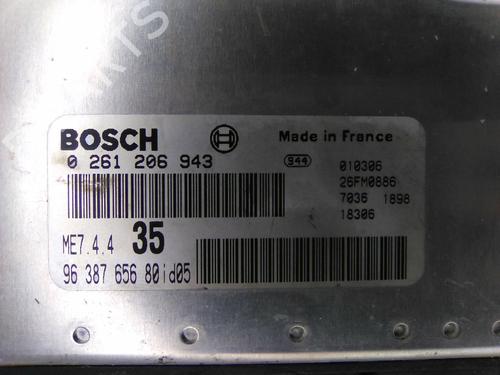 Engine control unit (ECU) PEUGEOT 307 (3A/C) 1.6 16V | BP19854877M57 