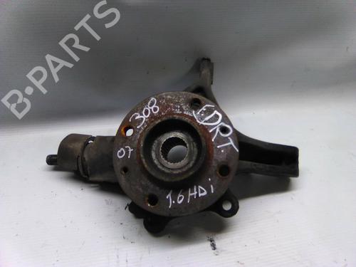 Used Right front steering knuckle PEUGEOT 308 I (4A_, 4C_) 1.6 HDi (109 hp) 19864943
