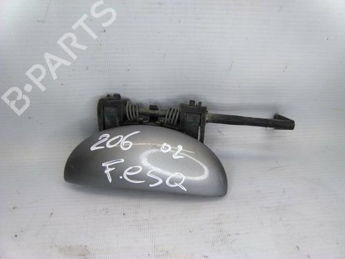 Used Front left exterior door handle PEUGEOT 206 Hatchback (2A/C) 1.1 i (60 hp) 19849732