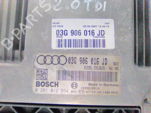 Engine control unit (ECU) AUDI A4 B7 (8EC) 2.0 TDI | BP19867797M57 