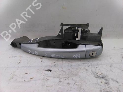 Used Front left exterior door handle PEUGEOT 208 I (CA_, CC_) 1.4 HDi (68 hp) 19822459